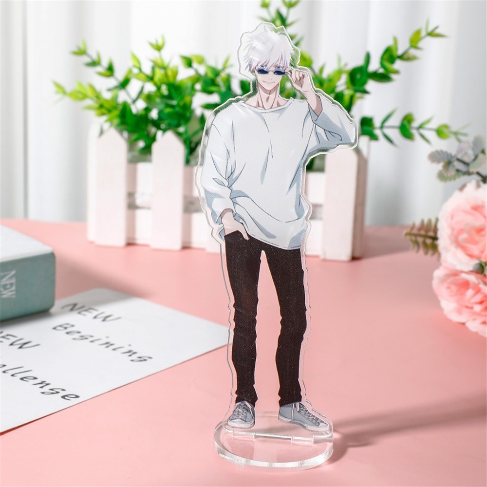 Mô hình để bàn nhân vật Itadori Yuuji Jujutsu Kaisen bằng acrylic có chân đế