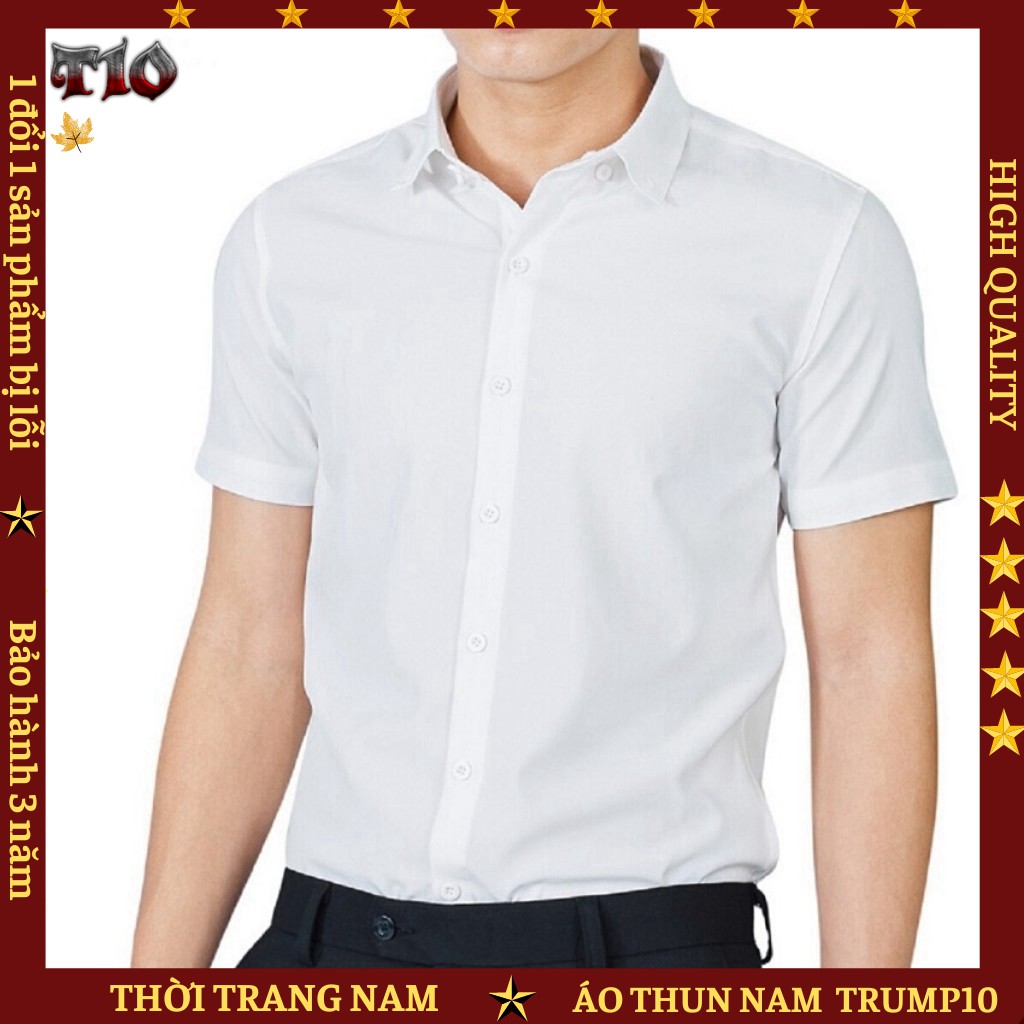💥SẢ KHO💥 Áo Sơ Mi Nam Ngắn Tay-LO89D Dáng Ôm Body Thời Trang Lịch Lãm