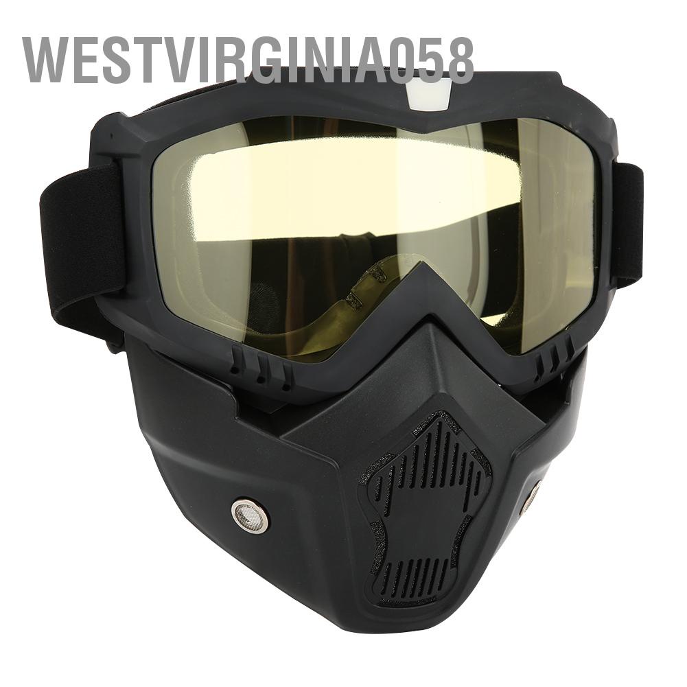 Westvirginia058 Mặt nạ an toàn chống sương mù mặt Chống sốc Bảo vệ mắt