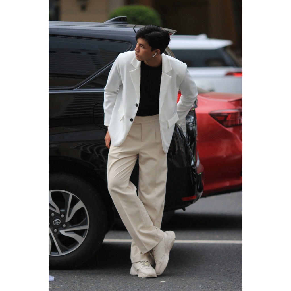 QUẦN ÂU ỐNG SUÔNG VẢI KAKI THUN CO GIÃN SIÊU HACK DÁNG LƯNG KHOEN GÀI RÚT MÀU ĐEN BE | GIRAN