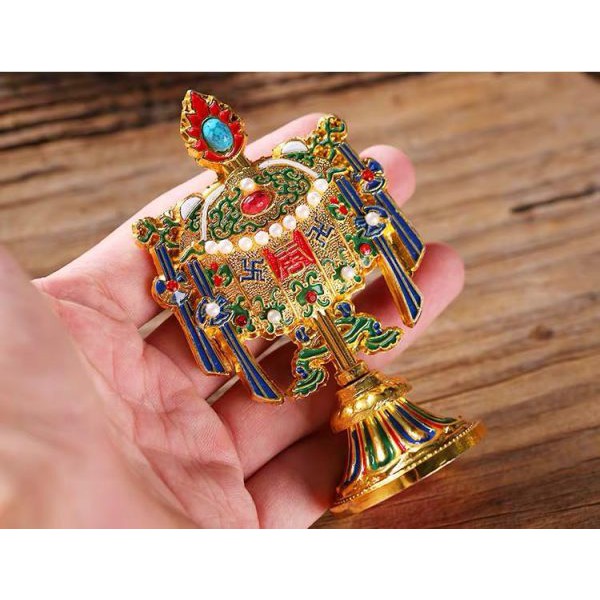 Bộ 8 Cát tường HK 9cm (FX8169) - Sơn vàng