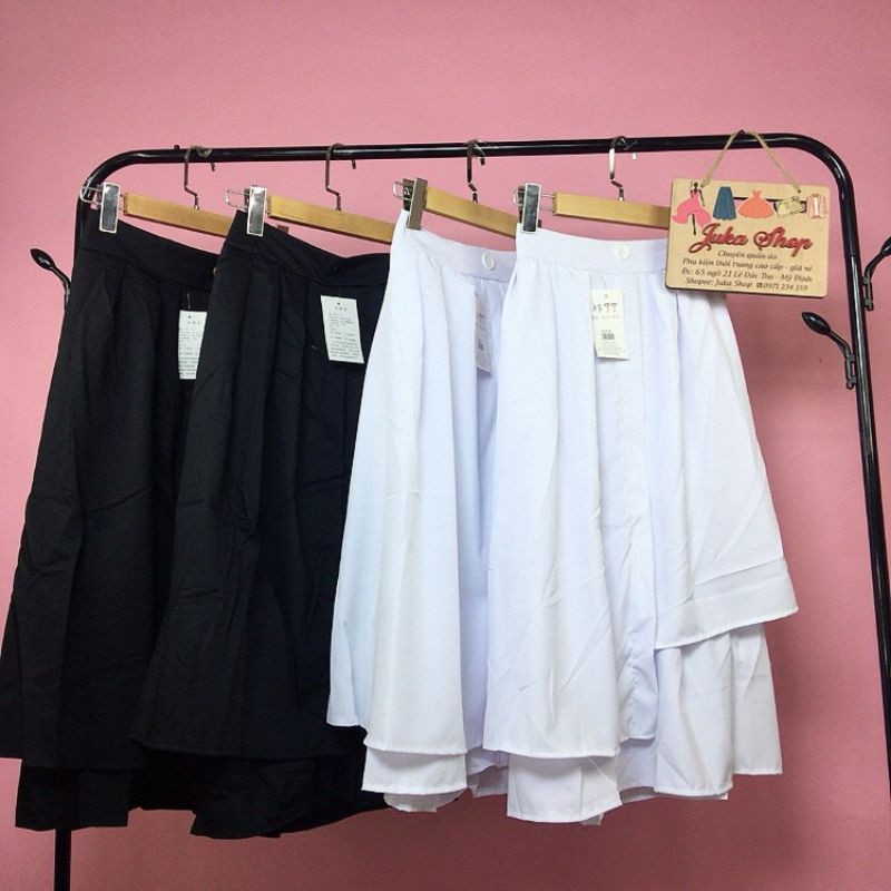 Chân váy tầng Ullzang siêu hot - chân váy dài qua gối-váy cho giới trẻ | BigBuy360 - bigbuy360.vn