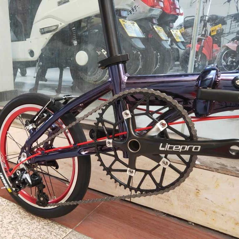 Trục Quay Xe Đạp 130BCD BMX 170MM Bằng Hợp Kim Nhôm Siêu Nhẹ 130BCD Chuyên Dụng Chất Lượng Cao