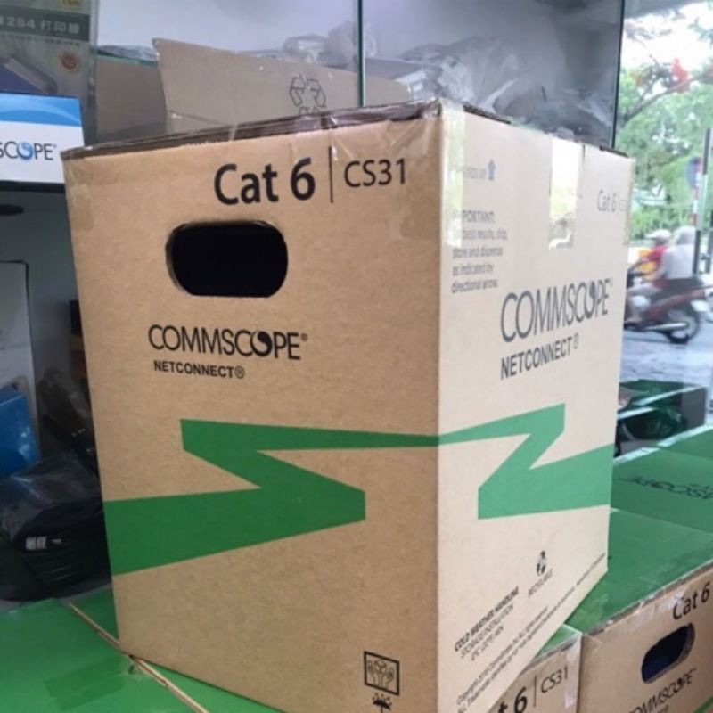 Dây cáp mạng commscope cat6 chính hãng FULL VAT