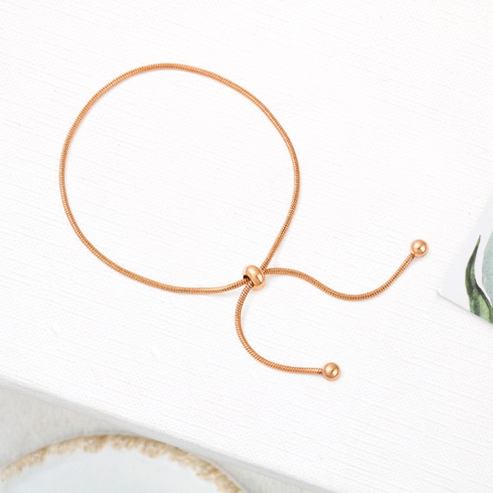 Lắc chân titan mì tròn nhỏ xinh xắn