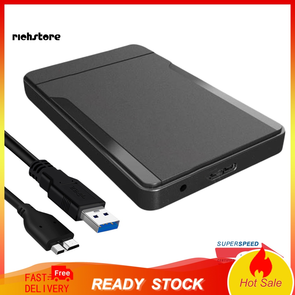 Hộp Đựng Ổ Cứng Ngoài Xdnccx USB3.0 / 2.0 2.5 Inch SATA SSD Cho Laptop | BigBuy360 - bigbuy360.vn