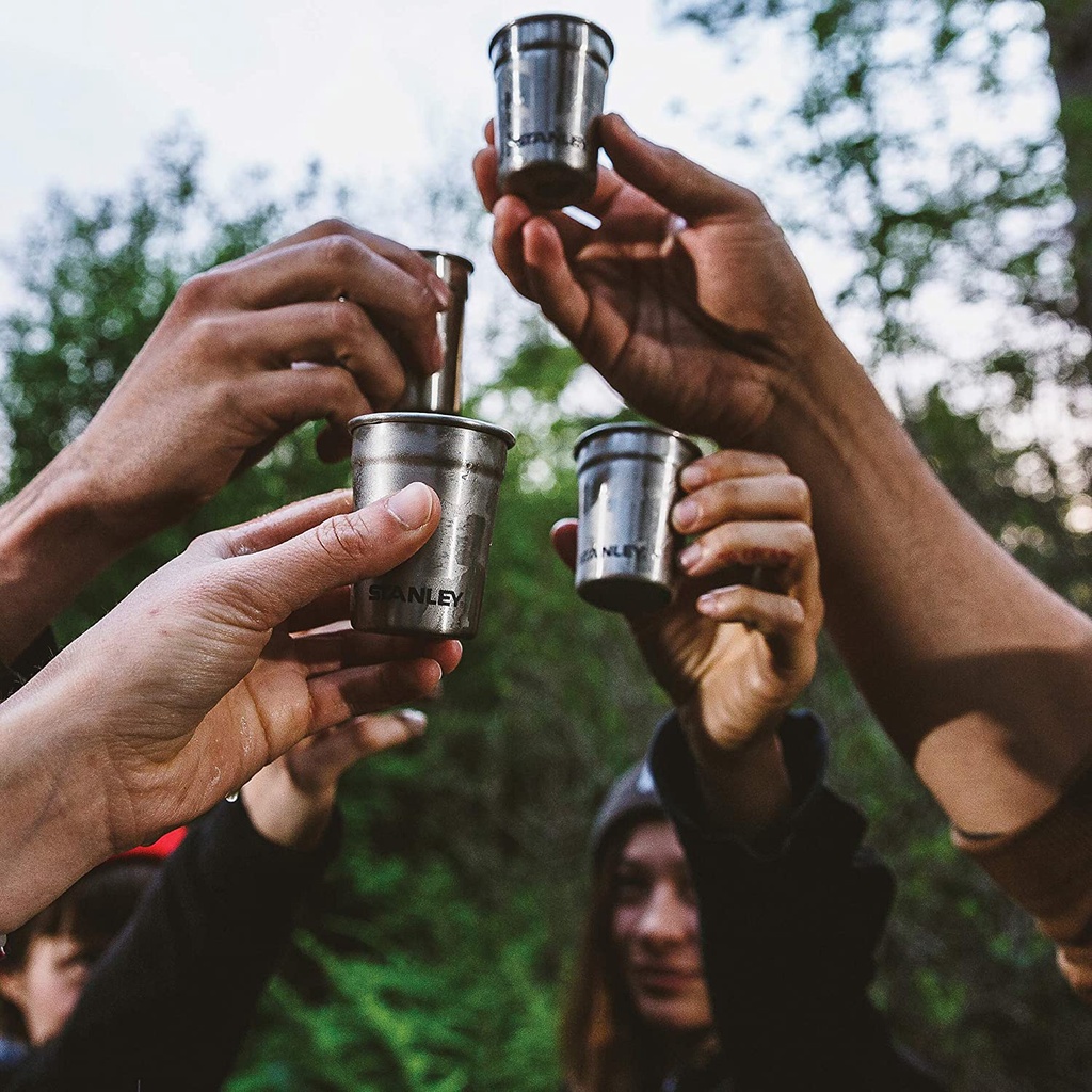 Bộ Bình, Ly Stanley Stainless Steel Shots + Flask Gift Set
