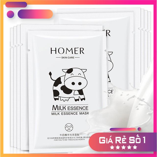 Mặt Nạ Dưỡng Trắng Da Tinh Chất Sữa Bò HOME'R Milk Essence