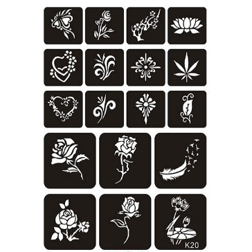 KHUÔN VẼ HENNA DÙNG NHIỀU LẦN