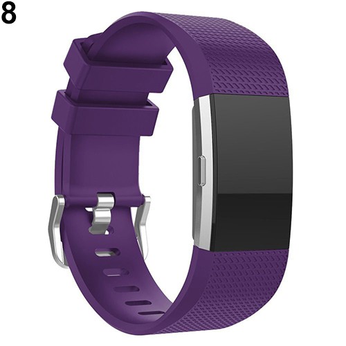 Dây Đeo Thay Thế Cho Đồng Hồ Fitbit Charge 2 Bằng Silicon