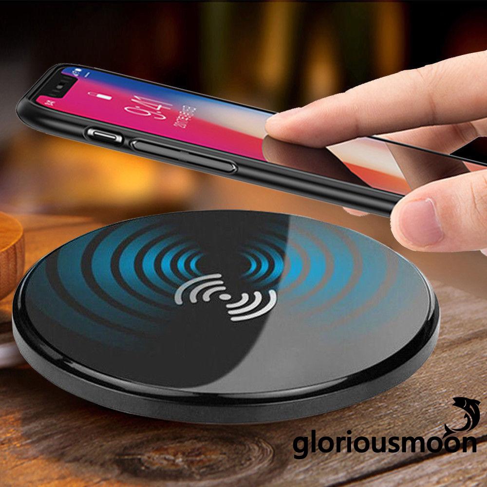 Đế sạc không dây lvv-qi cho Apple iPhone 8 8 Plus X Samsung S9 S8