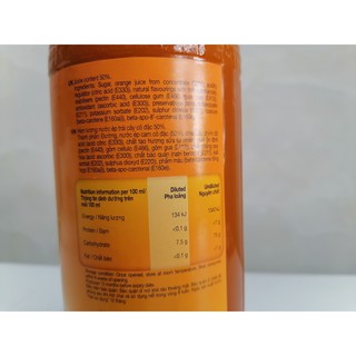 Nước ép cam Sunquick 840ML
