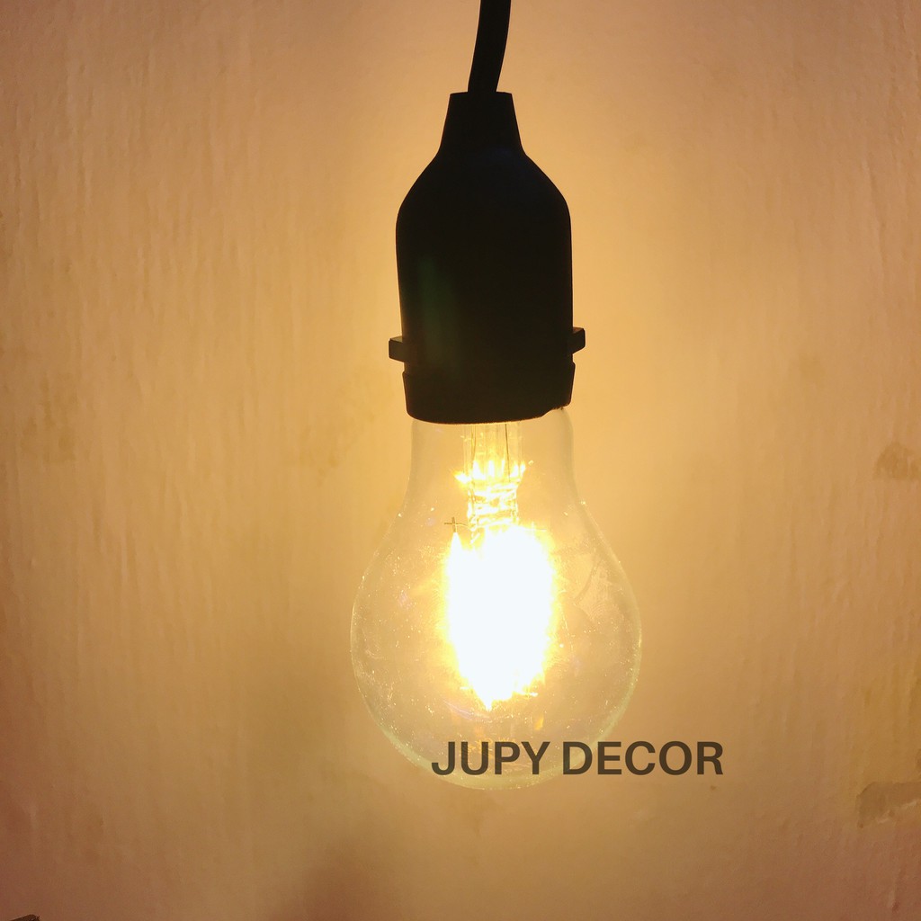 [HÀNG ĐẸP] Bóng đèn Bulb - đèn Edision 3W 4W 7W chui đèn e27 ngoài trời chuyên chiếu sáng không gian trang trí quán cafe