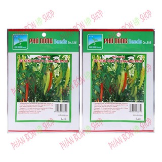 Bộ 2 gói hạt giống ớt sừng vàng châu phi f1 phú nông pn133749 27