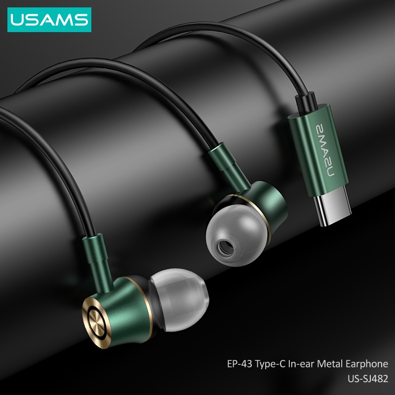 Tai Nghe Nhét Tai USAMS Âm Thanh HiFi Sống Động Chất Lượng Cao