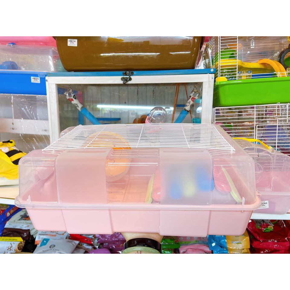 Lồng nhựa 37x22x14cm dành cho hamster