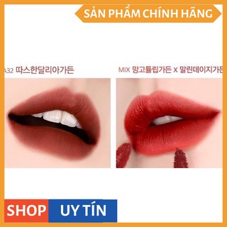 (Hàng có sẵn)[VER.6] SON KEM BLACK ROUGE AIR FIT VELVET TINT BLUEMING GARDEN