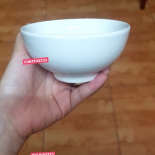 Set 10 bát ăn cơm sứ trắng