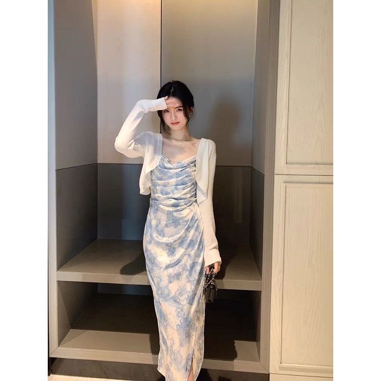 Áo Khoác cardigan Dệt Kim Dáng Ngắn Thời Trang Xuân Hè Mới Dễ Phối Đồ Dành Cho Bạn Nữ