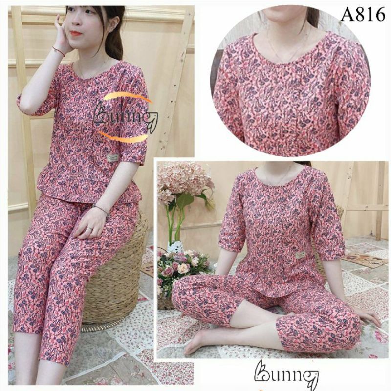[Bunny] Đồ bộ mặc nhà mẫu thu đông mới xinh, vải mềm mịn, dầy dặn chọn màu
