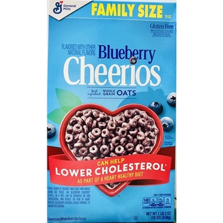 Ngũ cốc cheerios mỹ vị blueberry family size 19oz 538g