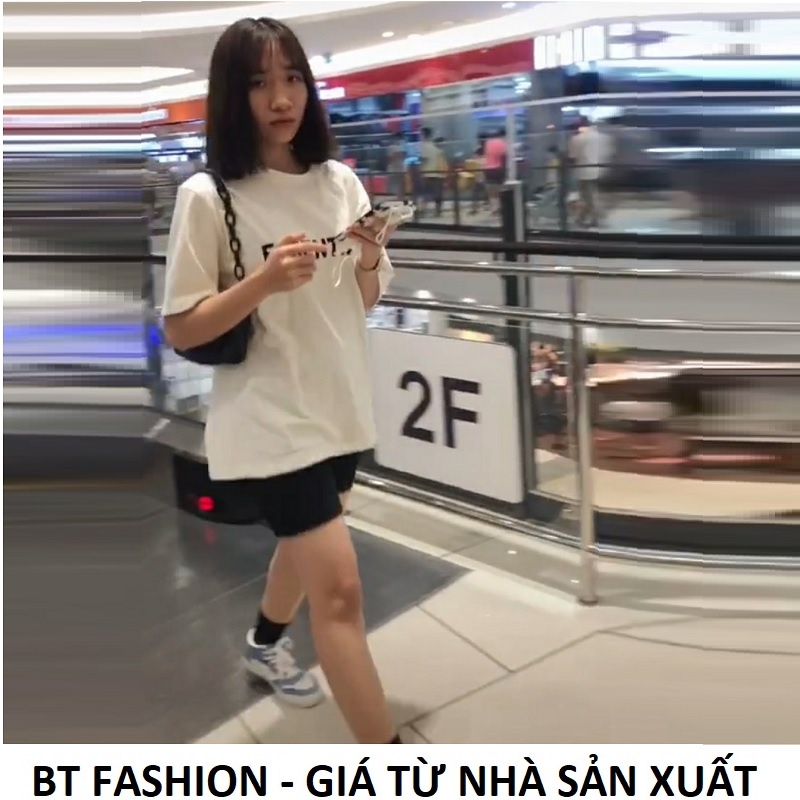 : Áo Thun Phom Rộng / Quần Ngố Thun Ôm Legging - BT FASHION