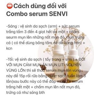 Serum dưỡng trắng da SENVI