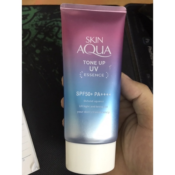 NỘI ĐỊA NHẬT] Kem Chống Nắng Skin Aqua Tone Up UV Essence SPF 50+ PA++++ 80G