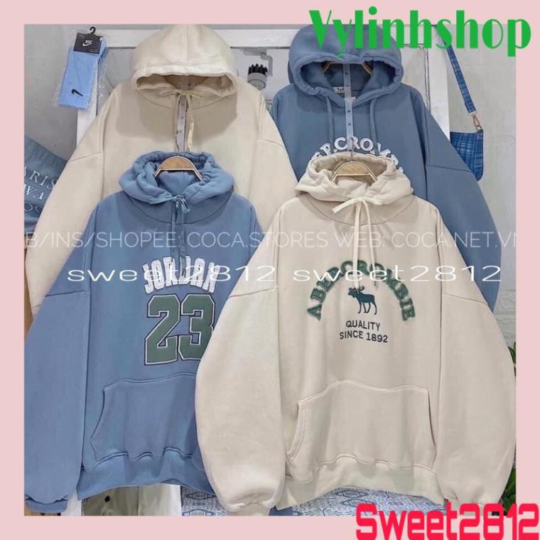 [SIÊU HÓT] Áo Hoodie Nam Nữ Hình Hươu💖 form rộng tay dài có mũ thời trang chất nỉ ngoại cao cấp