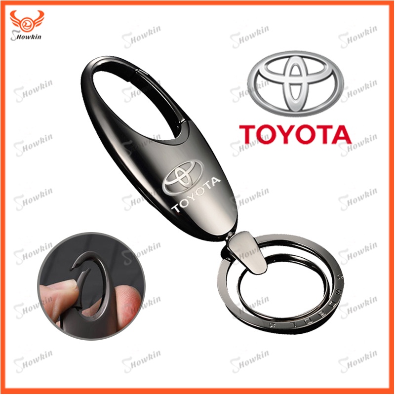 Móc Khóa Bằng Kim Loại Thép Sáng Tạo Có logo Cho Toyota