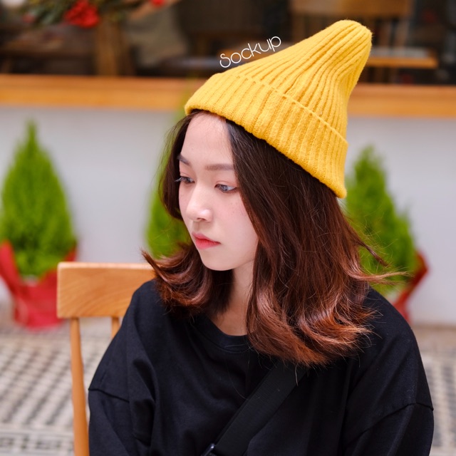  Mũ beanie chóp dài