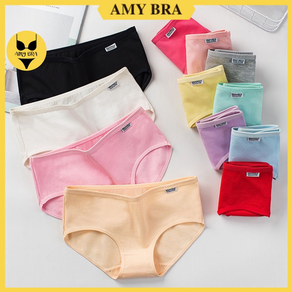 Quần Lót Nữ Cotton - Quần Lót Nữ Cao Cấp Cute AMYBRA L1678