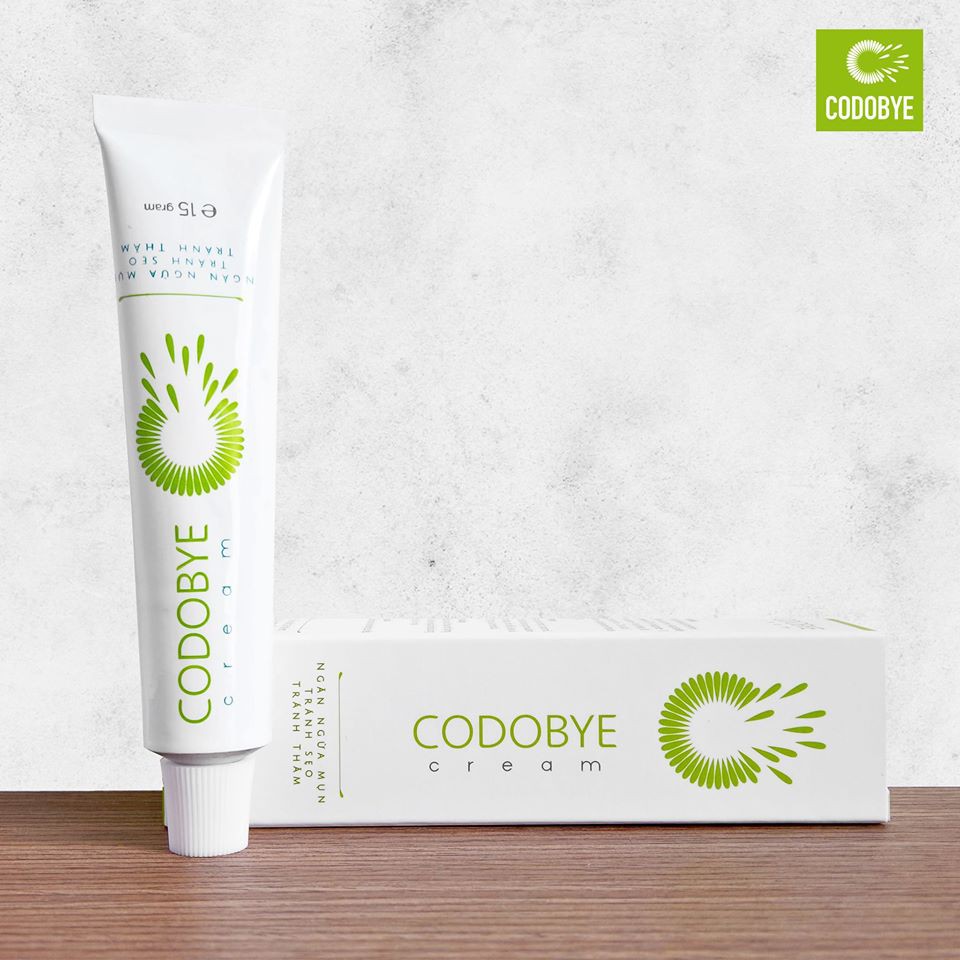 CODOBYE CREAM [Tuýp 15gr] - Kem bôi ngừa mụn chiết xuất thảo dược