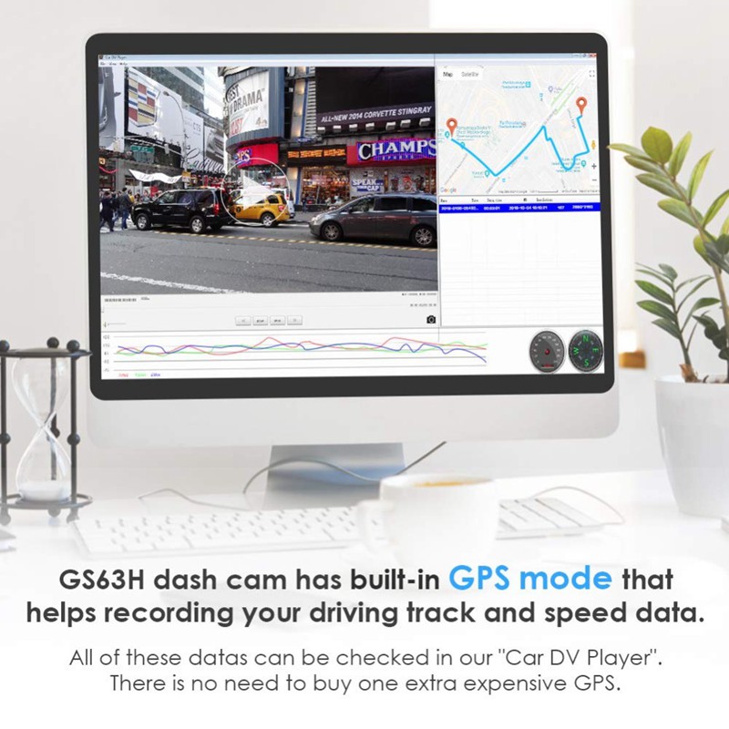 Máy quay hành trình azdome DVR GPS WiFi cho xe hơi | BigBuy360 - bigbuy360.vn