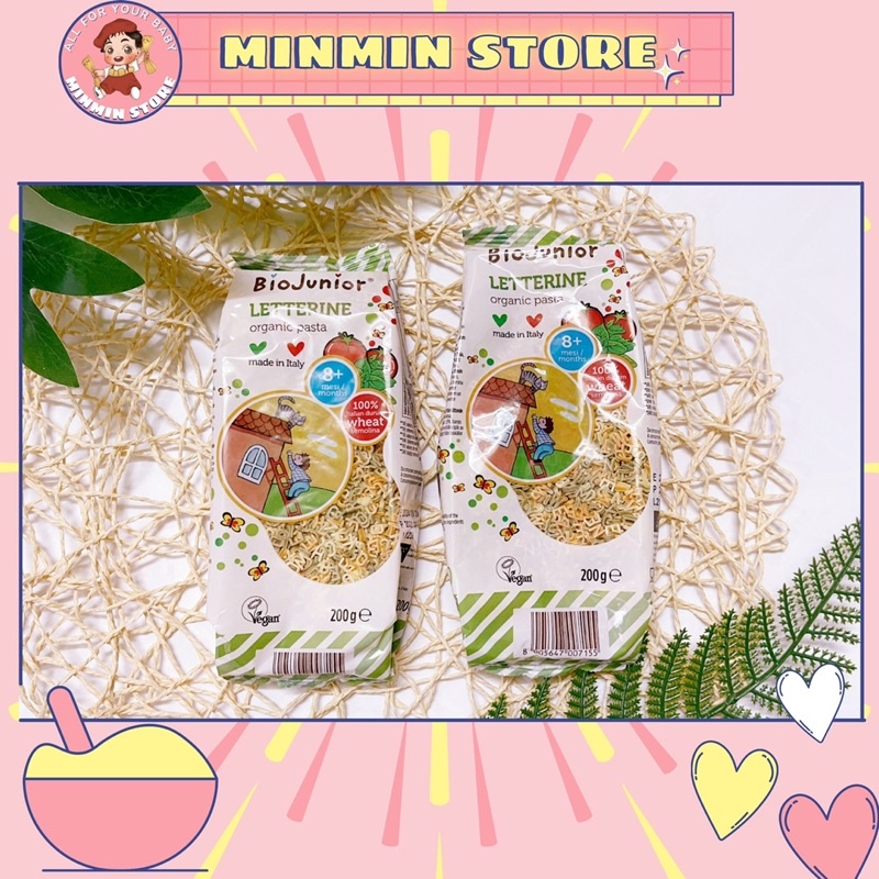 NUI CHỮ RAU CỦ HỮU CƠ BIO JUNIOR CHO BÉ TỪ 8 THÁNG