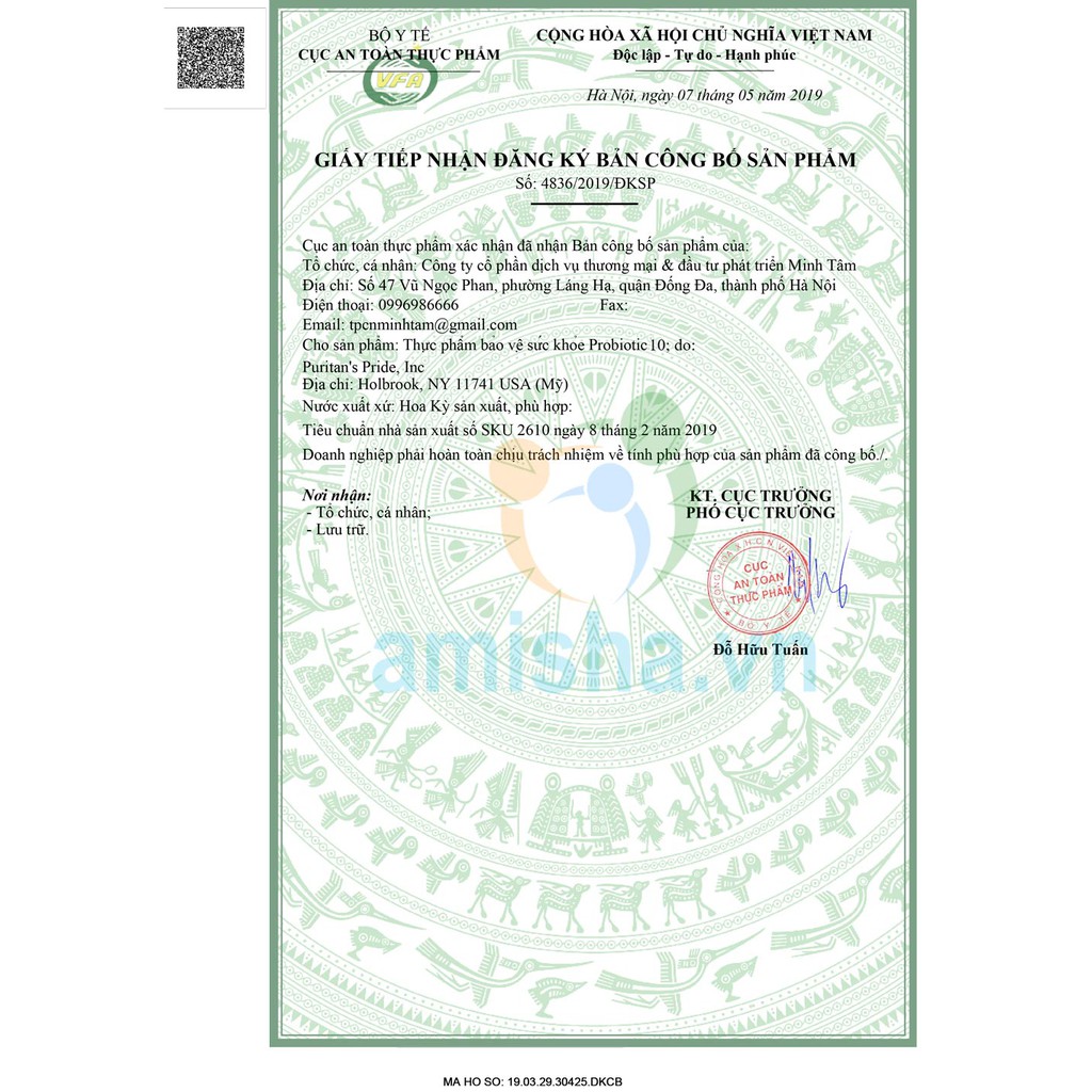 Viên Uống Lợi Khuẩn, Đại Tràng, Dạ Dày Probiotic 10 Puritan's Pride 60 viên (Mẫu Mới chứa Vitamin D) | Thế Giới Skin Care