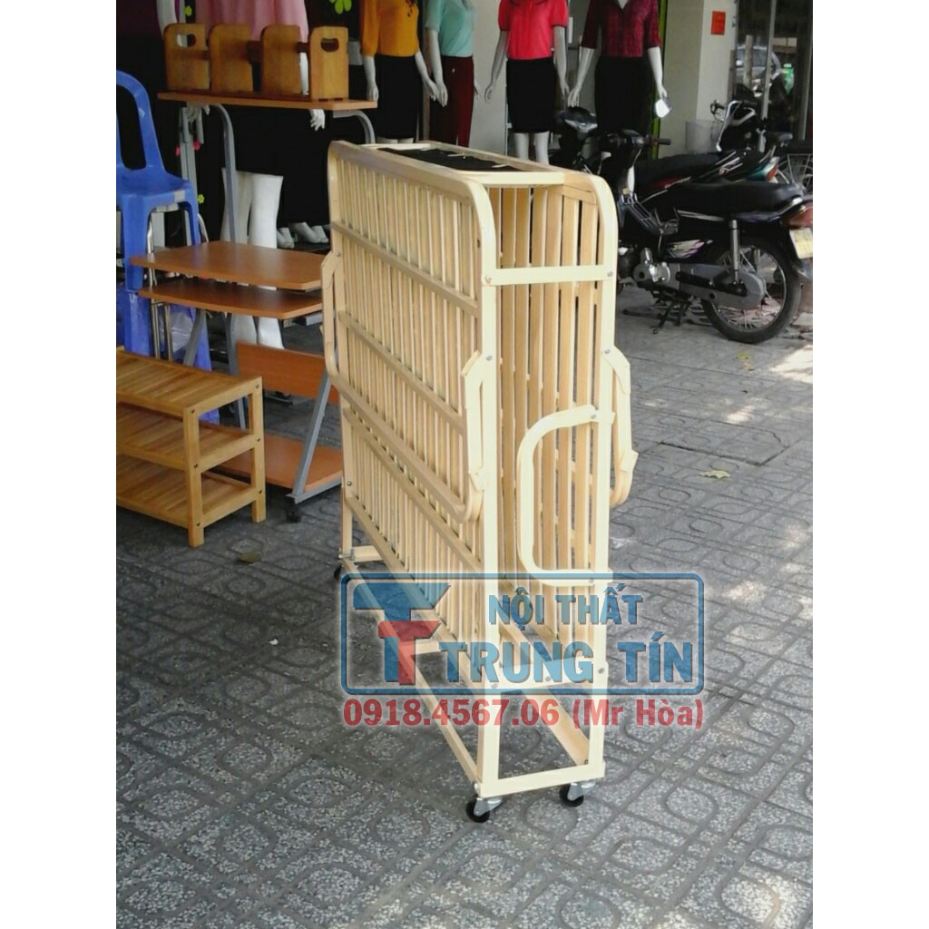 GIƯỜNG SẮT GẤP DI ĐỘNG, NGANG 90 CM | BigBuy360 - bigbuy360.vn