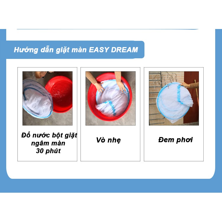 Mùng chụp tự  bung gấp  gọn chống muỗi đình rộng có đáy  liền 2 Cửa cao 175 cm