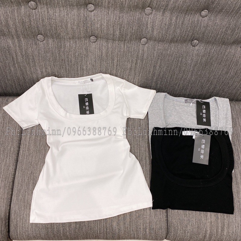 Áo thun cổ vuông co giãn | BigBuy360 - bigbuy360.vn