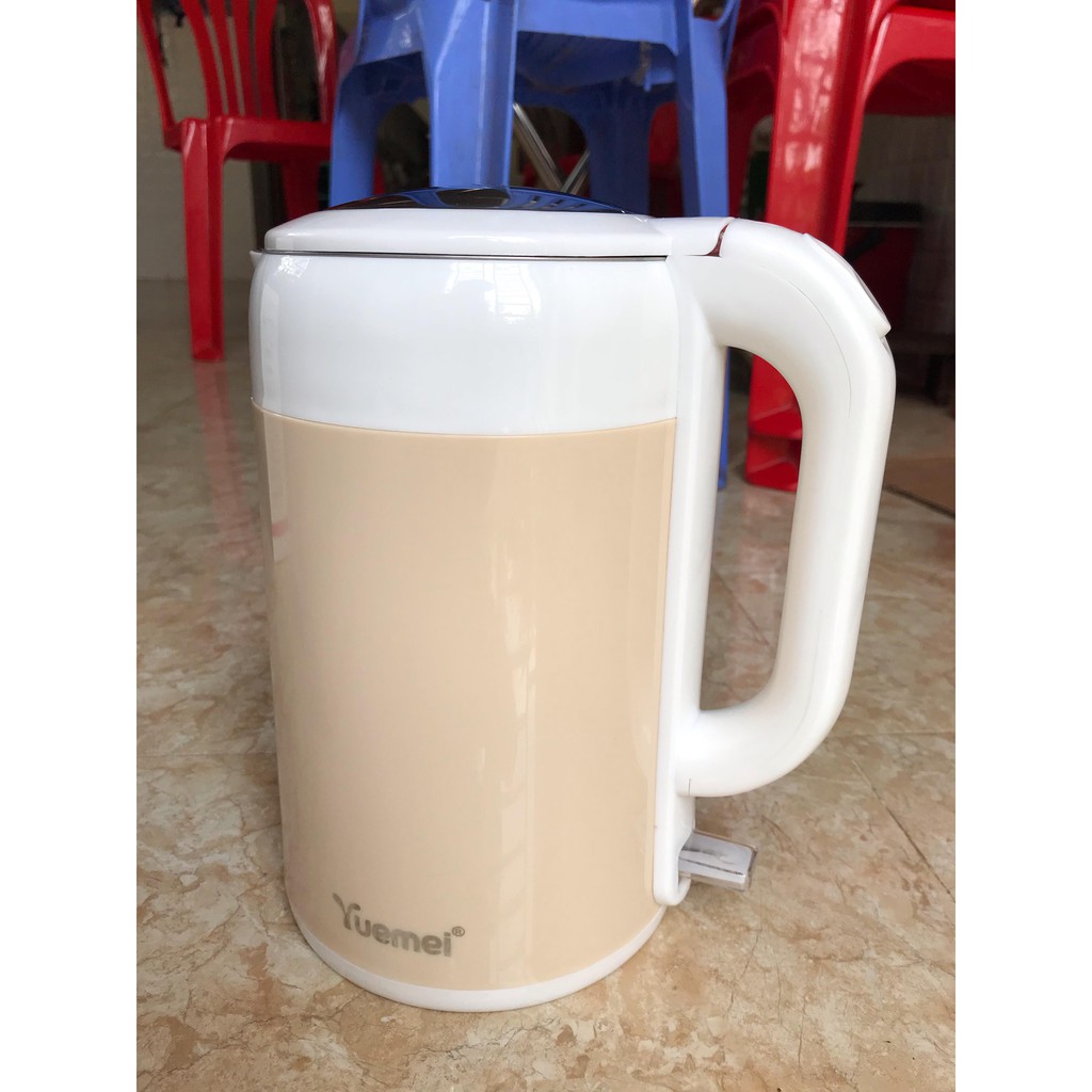 Ấm siêu tốc 2 lớp Inox Thái Lan Yuemei 2,5L