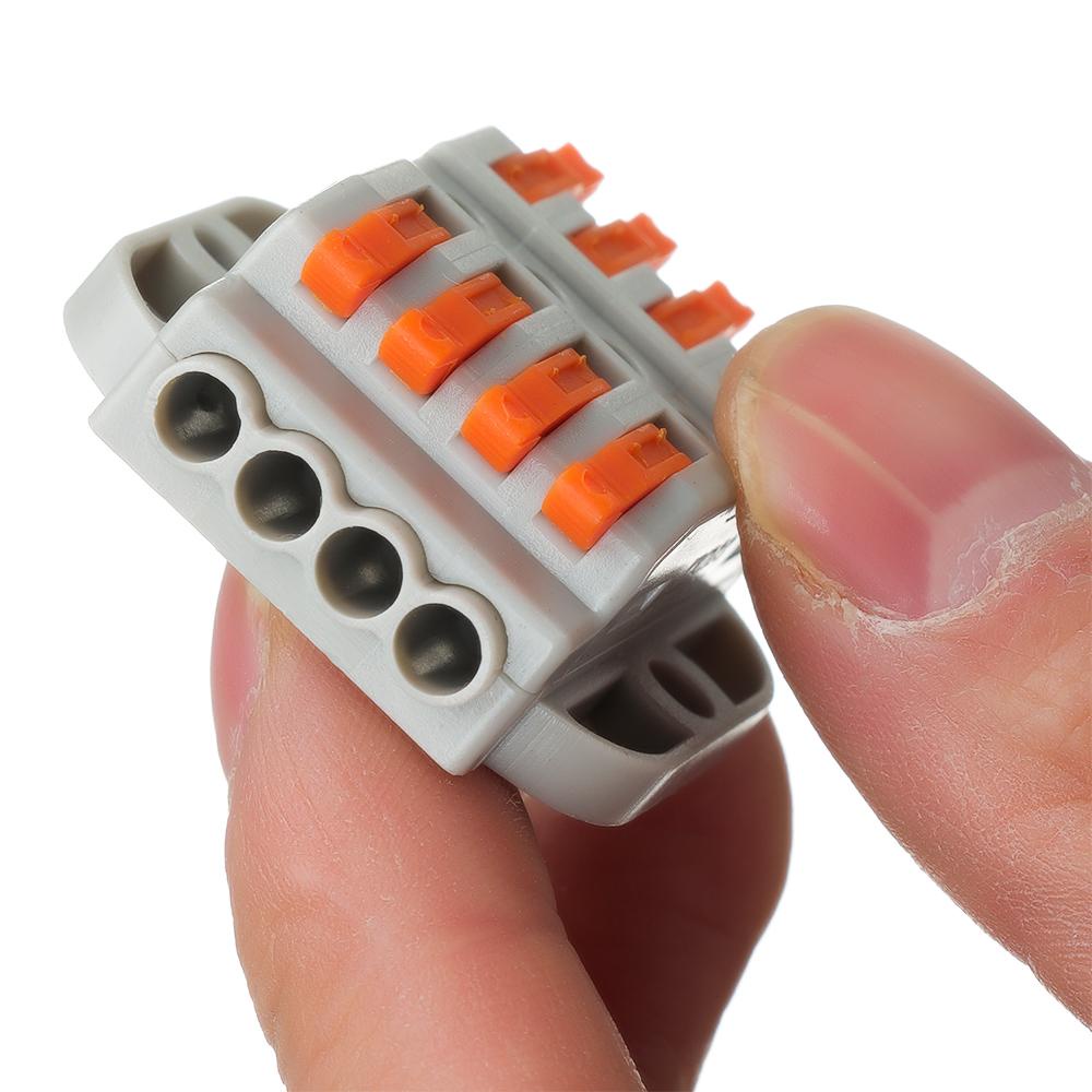 KUNHEV Đầu Nối Dây Điện 2-12 Chấu Thiết Kế Nhỏ Gọn Tiện Dụng