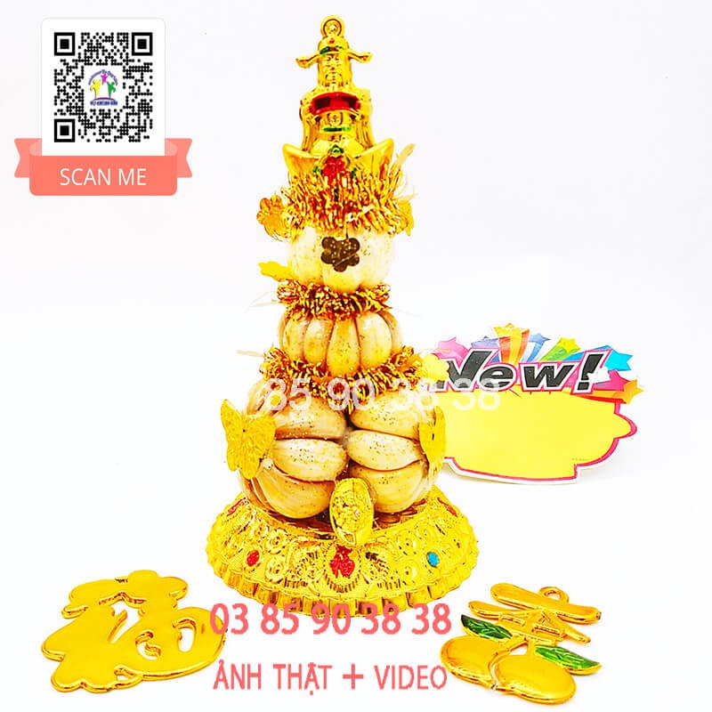 Bông Tỏi Ông Địa Tháp Tỏi Thần Tài 5 Củ Tài Lộc | BigBuy360 - bigbuy360.vn