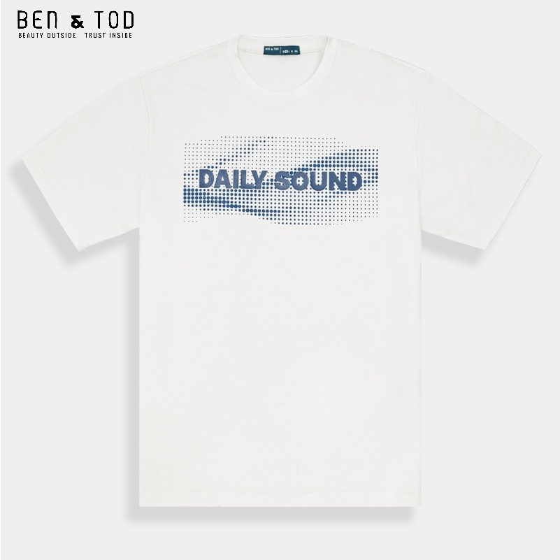 Áo thun nam cổ tròn BEN & TOD R1210BB198 vải cotton, trẻ trung, thanh lịch, đơn giản, basic, cao cấp