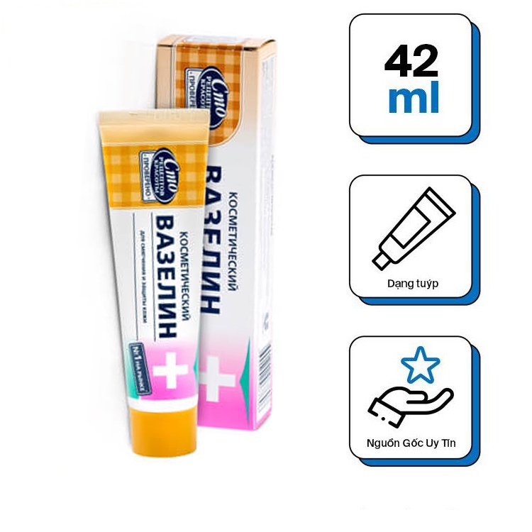 Vaseline nga chính hãng, vaselin dưỡng ẩm mềm môi dưỡng da toàn thân hiệu quả