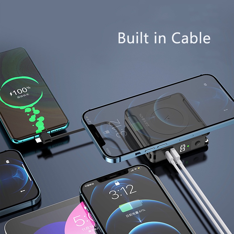 Sạc dự phòng ko dây 10000mAh 15W cho 12 12pro Max 12mini