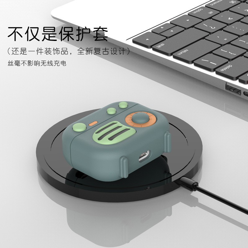 Case Airpods Máy Radio Xưa cho AirPods Pro - airpod case