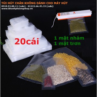túi hút chân không đựng thực phẩm - túi hút chân không