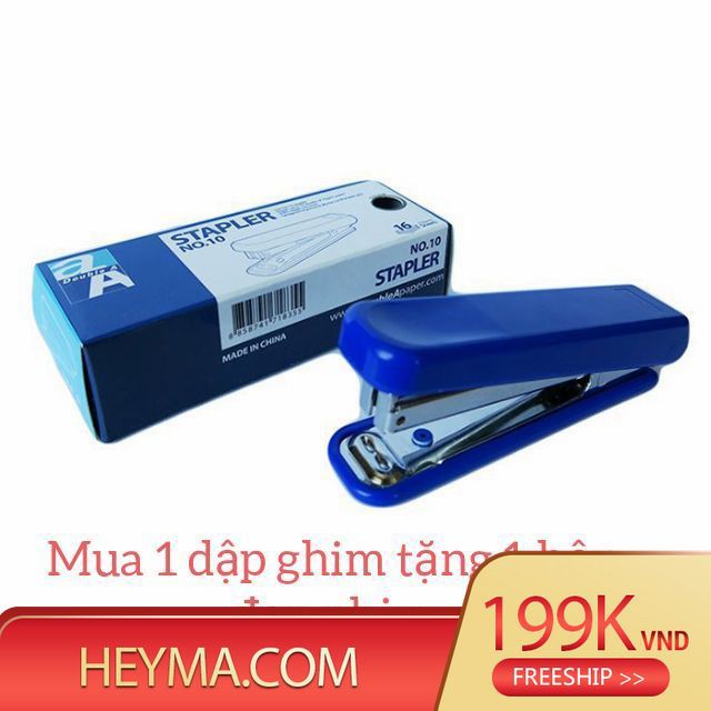 Xả Kho Dập Ghim Double A tặng kèm 1 hộp chân ghim