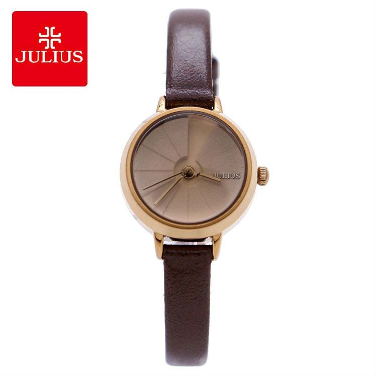 Julius Official | Julius đồng hồ nữ JA-979 dây da size 23