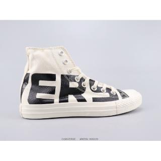 Bán nóng CONVERSE Converse Giày cao cấp có giới hạn Giày cao đôi màu trắng Giày thể thao 35-44